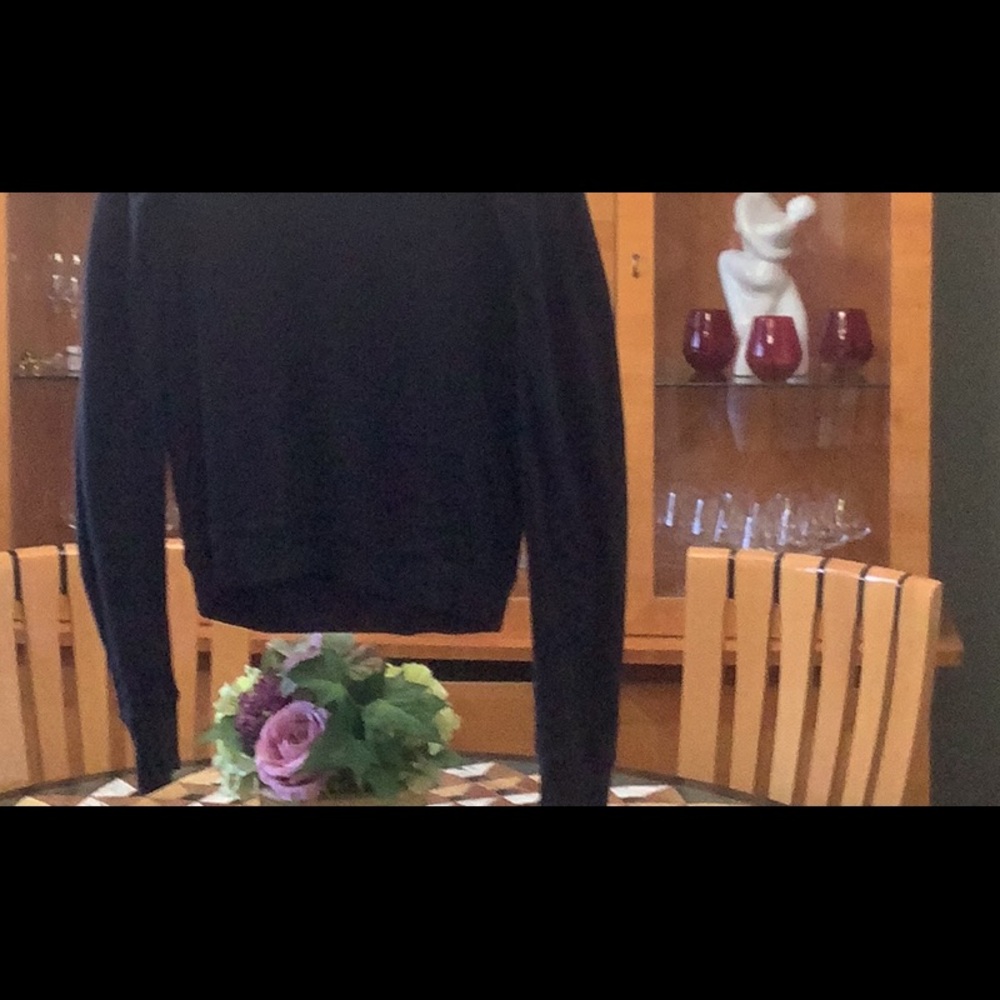 JOIE designer black sweatshirt with a touch of JOIE flare! EUC